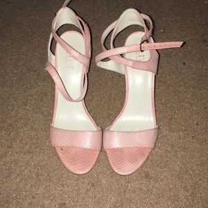 Pink Strappy Heels